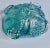 Italian Mid Century Seguso Murano Attributed Turquoise & Silver Averturine Dish For Sale - Image 15 of 17