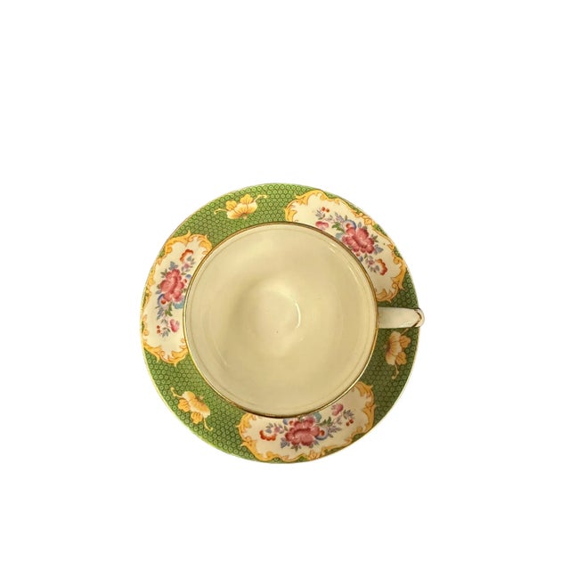 Vintage Royal Grafton Canton Demitasse Cup and Saucer For Sale - Image 4 of 11