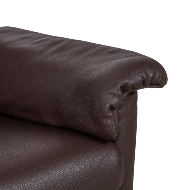 Two-Seater Leather Sofa from Erpo Milano For Sale - Image 5 of 12