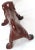 Metal Vintage Porcelain Decorated on Cast Iron Dachshund Boot Scraper & Doorstop For Sale - Image 7 of 13