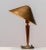 Metal Brass and Elm Table Lamp in the style of Harald Elof Notini for Böhlmarks, 1940s For Sale - Image 7 of 11