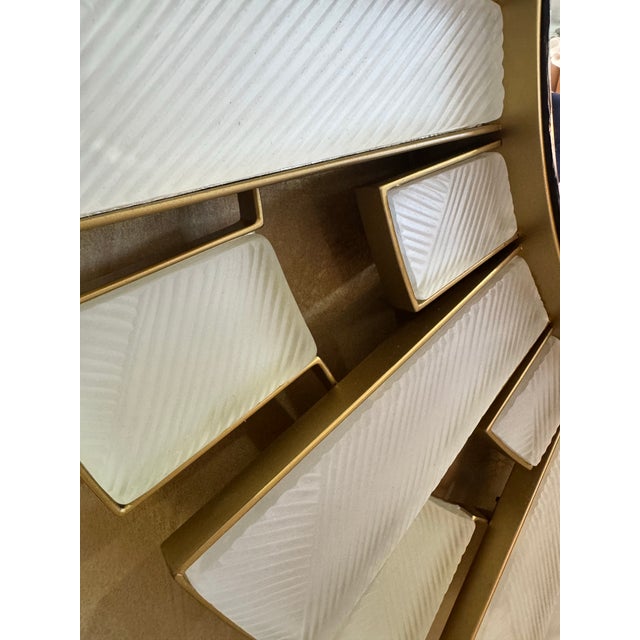 Bronze Murano Glass Convex Verona Mirror by Thomas Pheasant for Baker Furniture Co. For Sale - Image 8 of 11