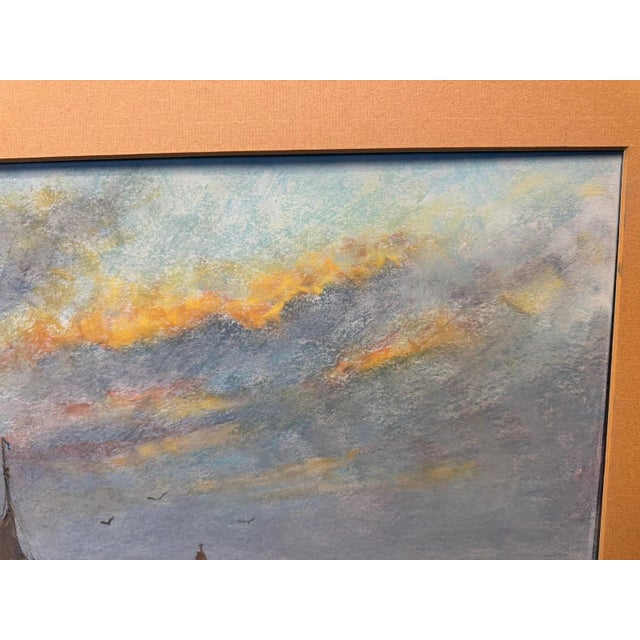 1990s Niek van der Plas, Dane Katwijk Fishing Boat, 1990, Oil Painting on Canvas, Framed For Sale - Image 5 of 11