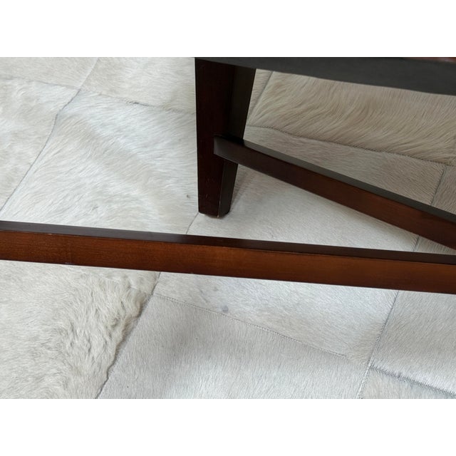 Wood John Hutton for Donghia Design Bench For Sale - Image 7 of 12