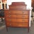 Rustic Early 19th Century Red Painted and Bird's-Eye Maple Chest of Drawers From Maine For Sale - Image 3 of 8