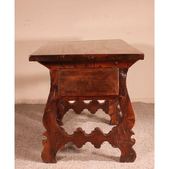 17th Century Spanish Walnut Console Table For Sale - Image 6 of 12