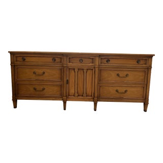1960’s Mid Century Drexel Triune Lowboy Dresser 505-131-2 For Sale