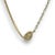 14k Yellow Gold 0.76ct Pear Natural Diamond Bezelled Necklace For Sale In New York - Image 6 of 6