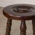 1950s French Wood Tripod Stool For Sale In Los Angeles - Image 6 of 9