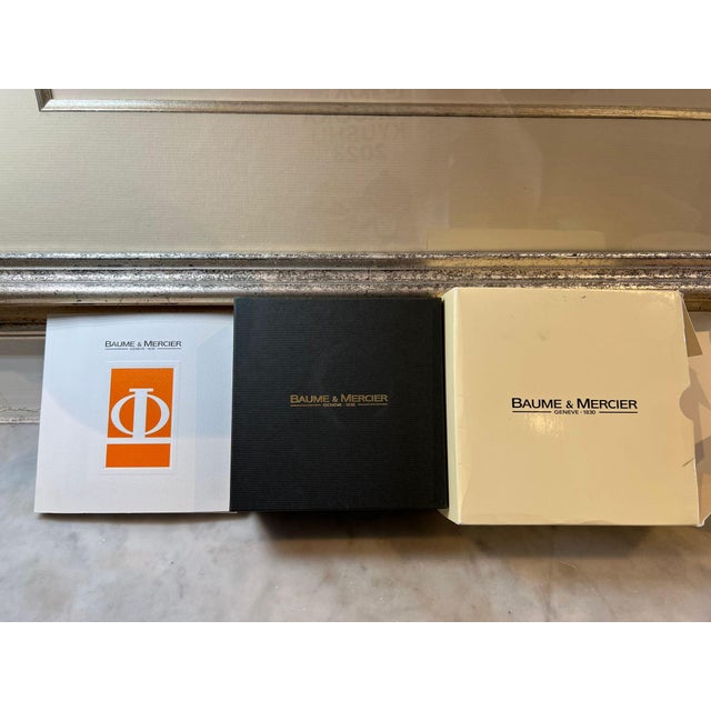 Baume & Mercier Stainless Steel Hampton Diamond Watch 22mm For Sale - Image 13 of 14