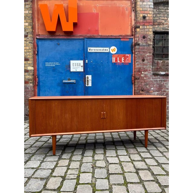 Teak Sideboard by Svend Aage Larsen for Faarup Møbelfabrik For Sale - Image 11 of 11