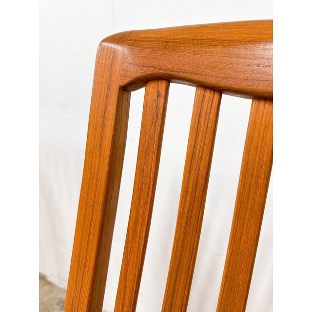 1970s Mid-Century Modern Benny Linden Teak Dining Chairs - Set of 4 For Sale In Miami - Image 6 of 10