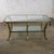 Late 20th Century Hollywood Regency to Neoclassical Style Monumental Coffee Table Gilded Welded Steel Tube Frame For Sale - Image 9 of 18