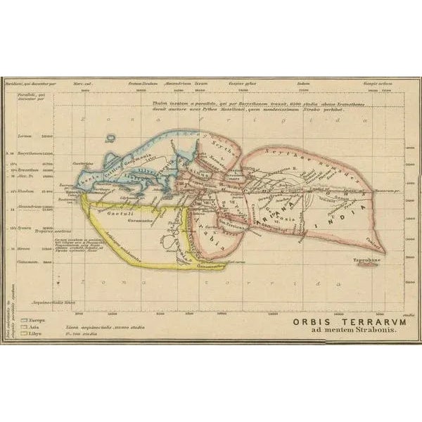 Maps of the Ancient World on One Sheet, 1880 For Sale - Image 4 of 9