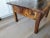 Brown Rustic Country European Antique Fruitwood Low Table For Sale - Image 8 of 11