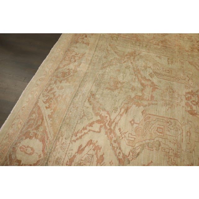 Late 19th Century Zabihi Collection Lage Square Ziegler Sultanabad Rug - 13'5" x 14'8" For Sale - Image 11 of 12