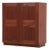 Vintage Mahogany Cabinet by Mogens Koch for Rud Rasmusson, 1980s For Sale