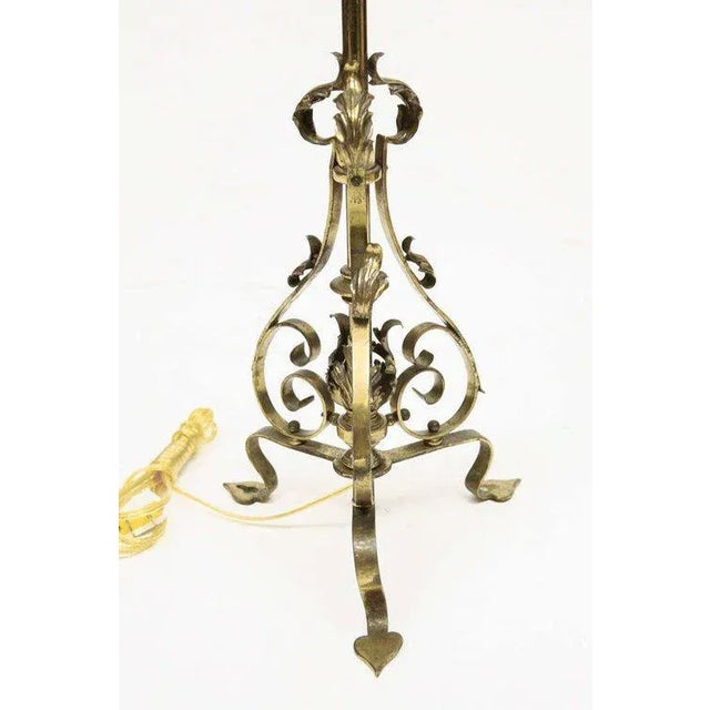 Late 19th Century Antique Late 19th Century Brass Table Lamp For Sale - Image 5 of 7