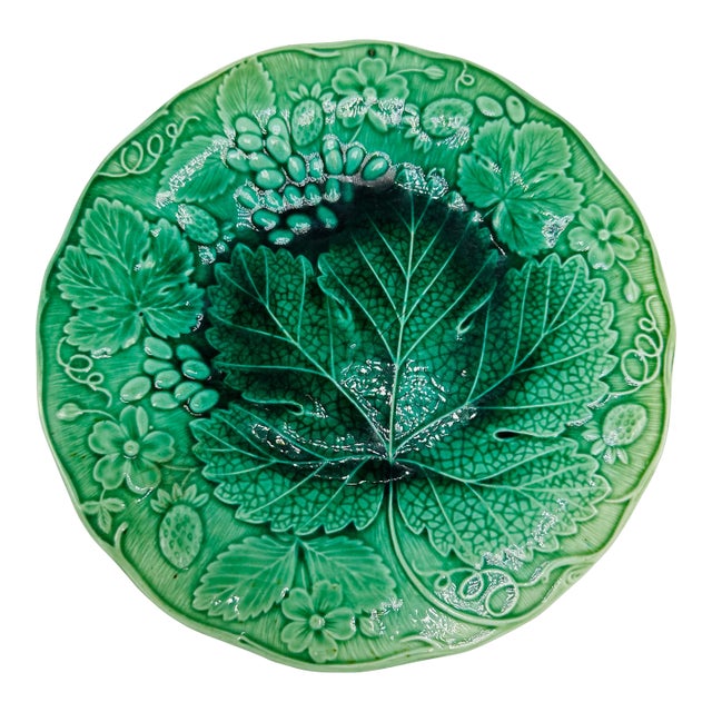 French Magelica Plate For Sale