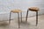Vintage Tripod Dot Stools in Teak and Copper by Fritz Hansen, 1950s, Set of 3 For Sale - Image 3 of 15