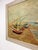 Late 20th Century Van Gogh Wood Transfer Print, Coastal Greywashed Wood Frame Wall Art For Sale In Tampa - Image 6 of 9