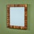 Brown Walnut Brutalist Wall Mirror For Sale - Image 8 of 12