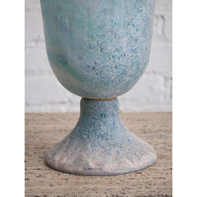Murano Scavo Torchiere Table Lamp by Seguso For Sale In New York - Image 6 of 8