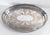 Metal Mid-Century English Sheffield Silverplate Drinks Serving Tray With Gallery in Victorian Style For Sale - Image 7 of 12