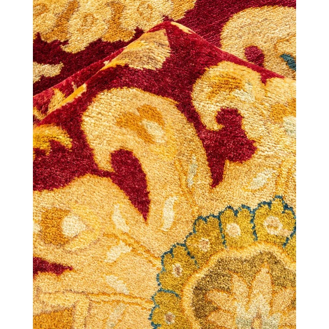 Textile Mogul, One-of-a-Kind Hand-Knotted Area Rug in Red, 8' 2" x 10' 2" For Sale - Image 7 of 8