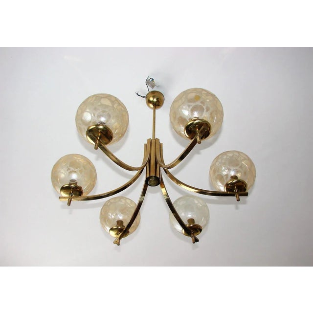 Aluminum Chandelier, 1970s For Sale - Image 6 of 10
