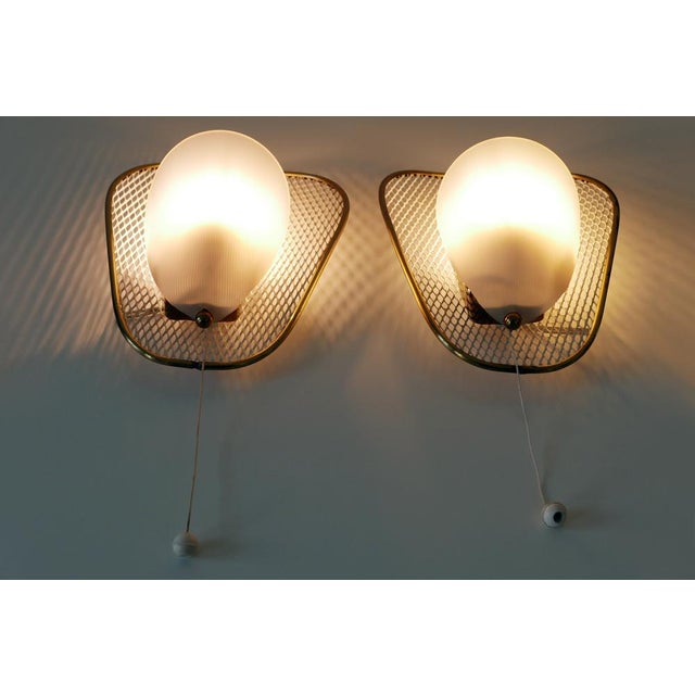Mid-Century Modern Wall Lamps, Germany, 1950s, Set of 2 For Sale - Image 11 of 18