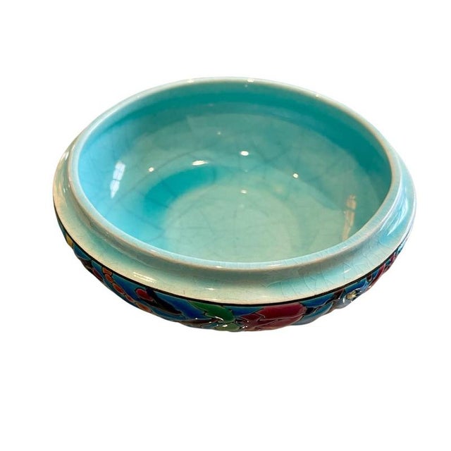 Brown Candy Dish from Longwy For Sale - Image 8 of 10