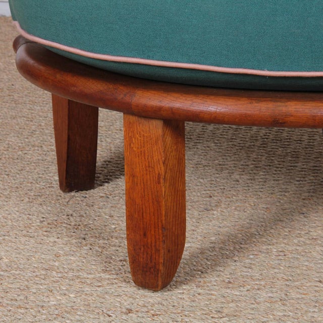Vintage Lounge Chair by Guillerme and Chambron for Votre Maison, 1960 For Sale - Image 3 of 8