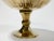 Metal Vintage Brass Art Deco Style Compote Pedestal Bowl For Sale - Image 7 of 7