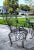 1960s Salterini Patio Set Wrought Iron Table Peacock 4 Chairs Mid 20th C. For Sale - Image 5 of 11