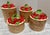 Red Vote Rage 1970s Strawberry Basket Ceramic Canisters, Set of Four For Sale - Image 8 of 10