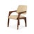 Arches Dining Chair in Tweed and Walnut from Insidherland For Sale - Image 4 of 4