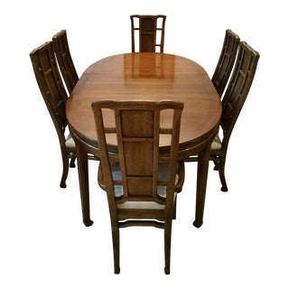 Solid Mahogany Dining Room Set - Set of 13 For Sale