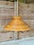 Vintage Italian Pencil-Reed Rattan and Bamboo "Witch Hat" Pendant Light For Sale - Image 12 of 12