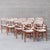 Mid-Century Italian Dining Chairs, Set of 14, in Worn conditions. Designed 1970 to 1979