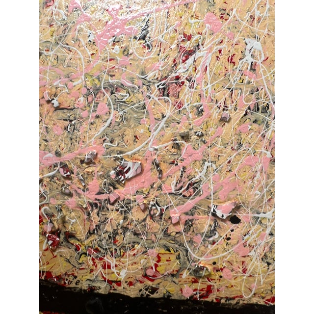 Abstract Expressionist Splatter Painting For Sale In Houston - Image 6 of 8