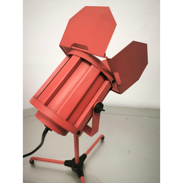 Metal Adjustable Cinema Projector Lamp, 1980s For Sale - Image 7 of 15