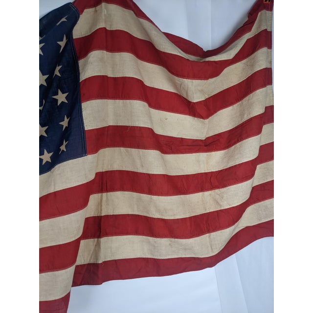 Blue Vintage Lexington 48-Star Sewn American Flag, 3 × 5 Ft, Red, White & Blue For Sale - Image 8 of 11