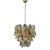 Italian Murano Chandelier Amber Glass – 41 “Swallows” Amber Glass For Sale