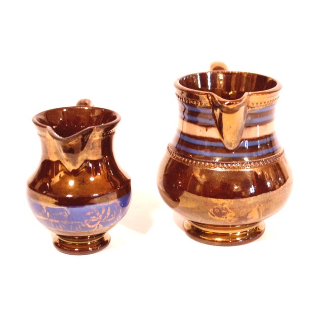 Small Lustre Ware English Cream Pitchers- Group of Four For Sale - Image 14 of 15