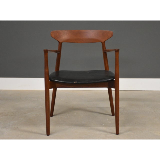 Wood 1960s Solid Teak Danish Arm Chair by Harry Ostergaard For Sale - Image 7 of 11