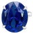 Natural Solitaire Composite Sapphire Ring 6.5 14k WG 16.63 TCW Certified For Sale