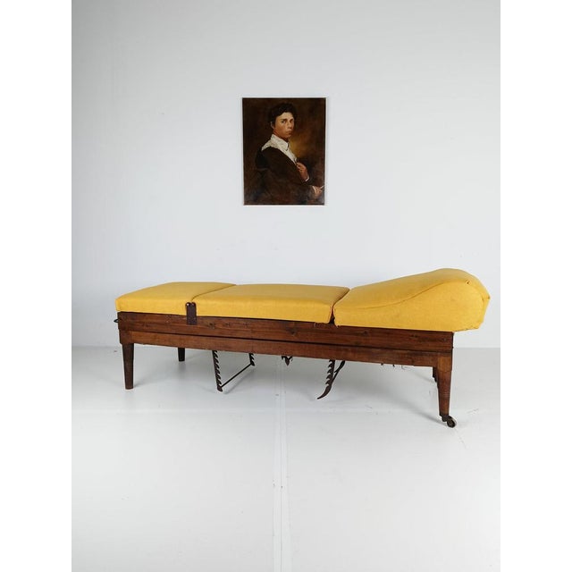 Antique English Militairy Hospital Bed For Sale - Image 3 of 18