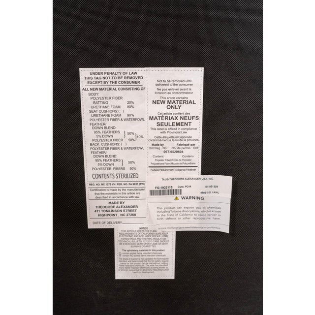 Theodore Alexander Decorated Settee W. Gold Accents For Sale - Image 15 of 15