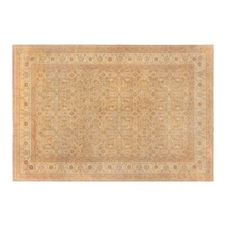 Fine Antique Indian Amritsar Botanic Carpet For Sale